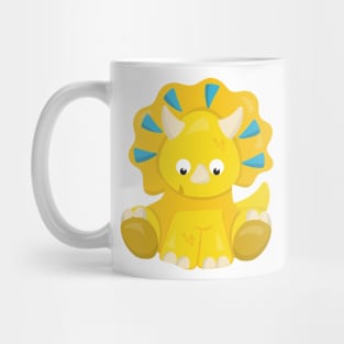 Cute Dinosaur, Baby Dinosaur, Dino, Triceratops Mug